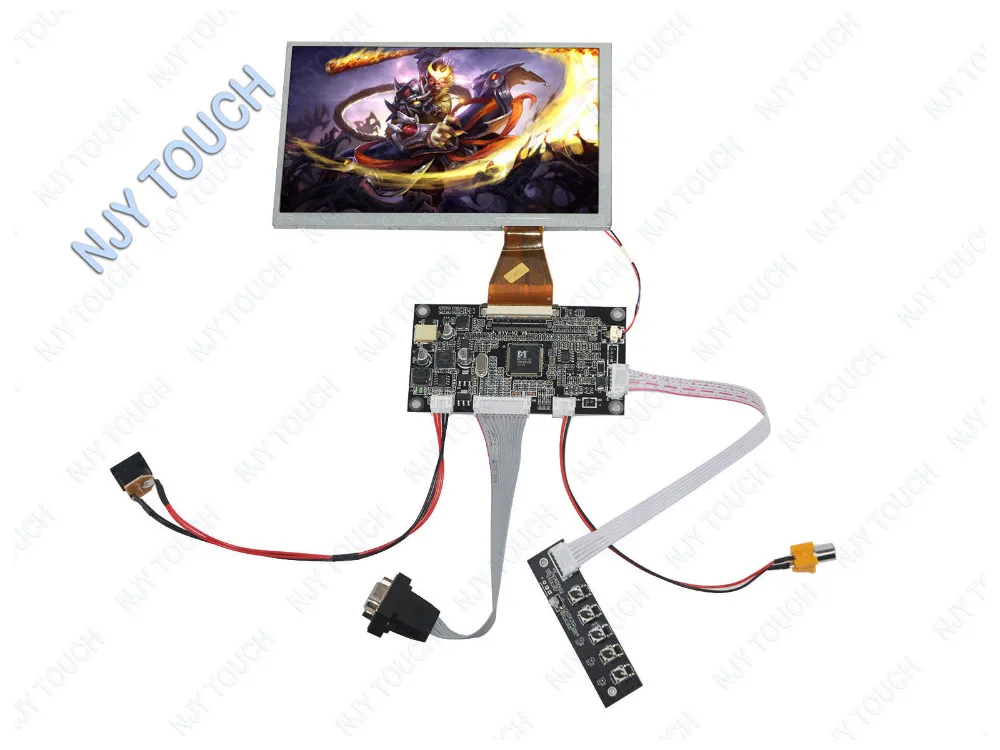 Бесплатная доставка 7 дюймовая панель ЖК экрана AUO A070VW04 V0 60Pin 800x480 плюс комплект