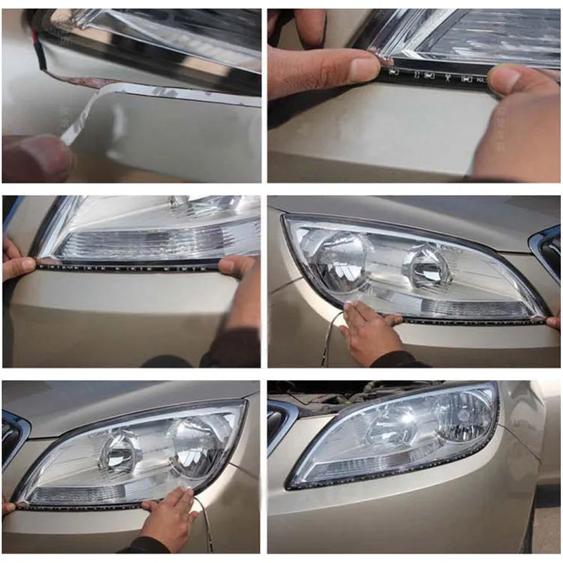 Супер яркий светодиодный неоновый светильник 1/2 шт. 30 см 3528 SMD 15 гибкий DIY для дома