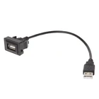 AUX USB-порт, кабель 12-24 В, шнур, USB-адаптер для зарядки для Toyota ViosCorolla