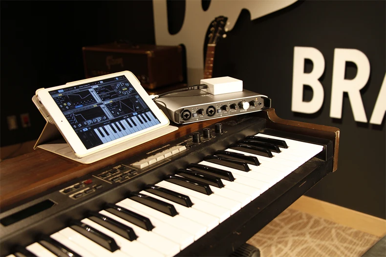 Звуковая карта TASCAM iXR 2 в выхода интерфейс USB аудио MIDI для телефонов iOS/Mac/Win