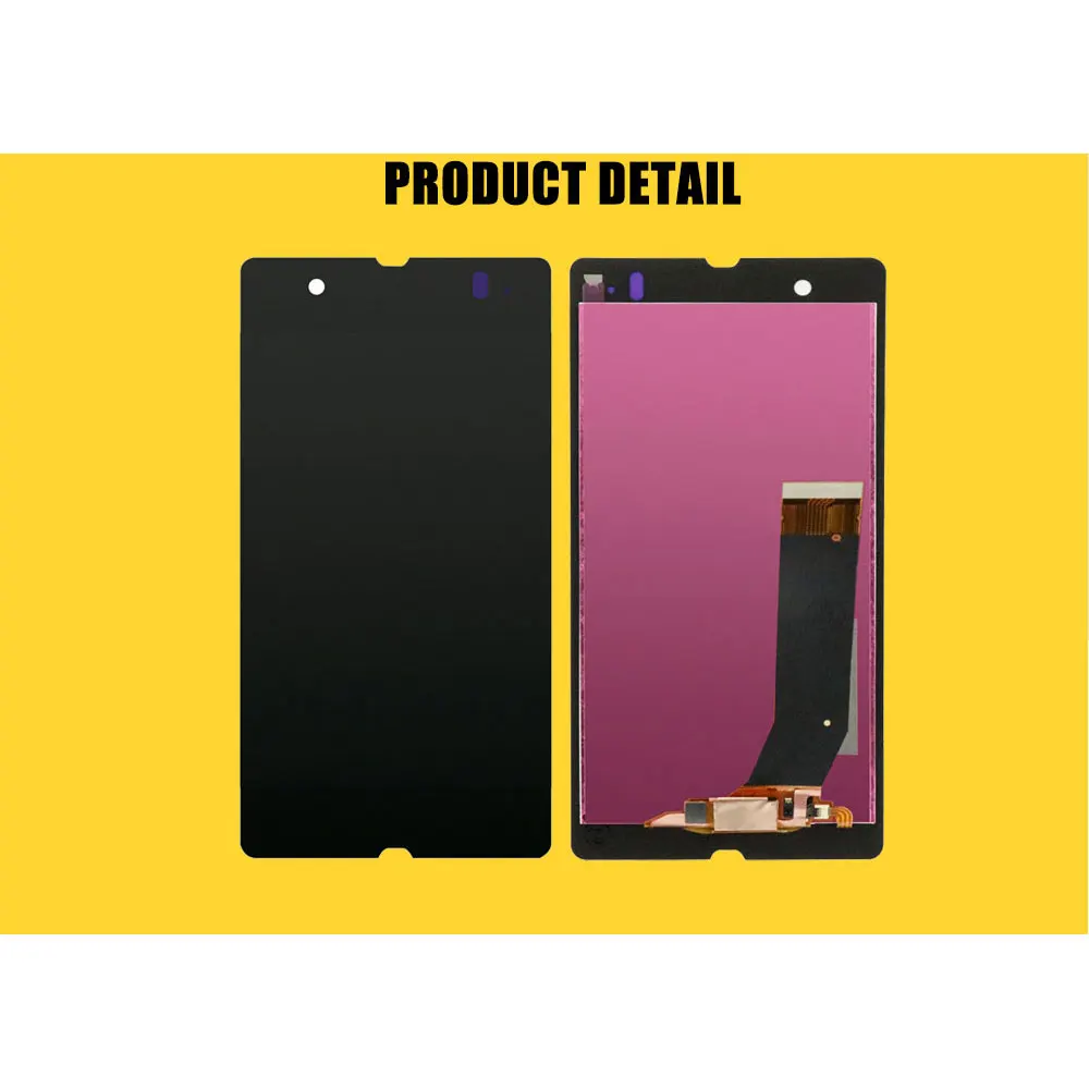 Замена ЖК-сенсорного экрана для sony xperia z sutiable моделей C6603 C6606 L36 L36H L36I с бесплатными