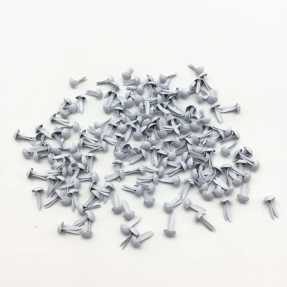 

5000pcs Round Mini Brads For Stamping Embellishment Scrapbooking 5x9mm DIY Crafts,White Color