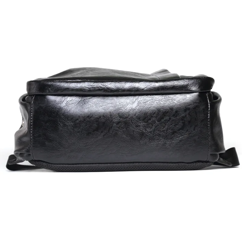 Рюкзак мужской из ПУ кожи водонепроницаемый ранец для планшетного ПК 10 дюймов