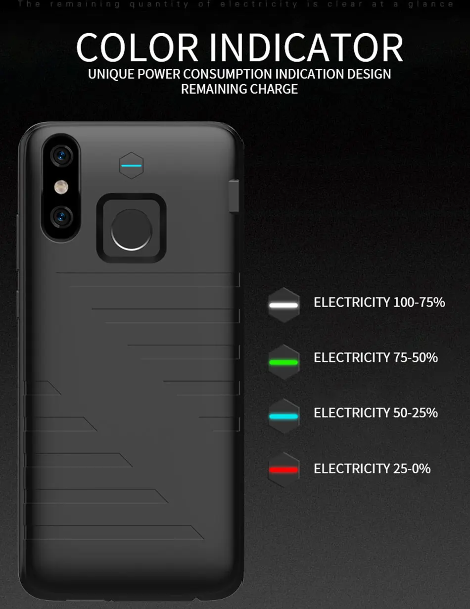 6800 мАч чехол для зарядного устройства для xiaomi mi 8 чехол-батарея для телефона для xiaomi 8 SE чехол для внешнего аккумулятора внешний аккумулятор Зарядка телефона