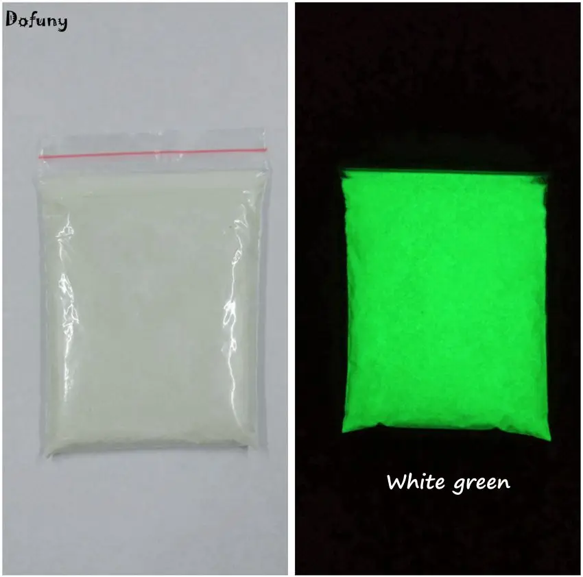 Белый светящийся порошок фосфорный для самостоятельной сборки светящаяся