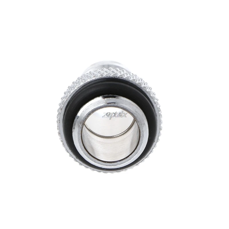 

G1/4 Water Cooling Fitting Chromed Connector Adapter For Computer Heatsink Tube Drop ship