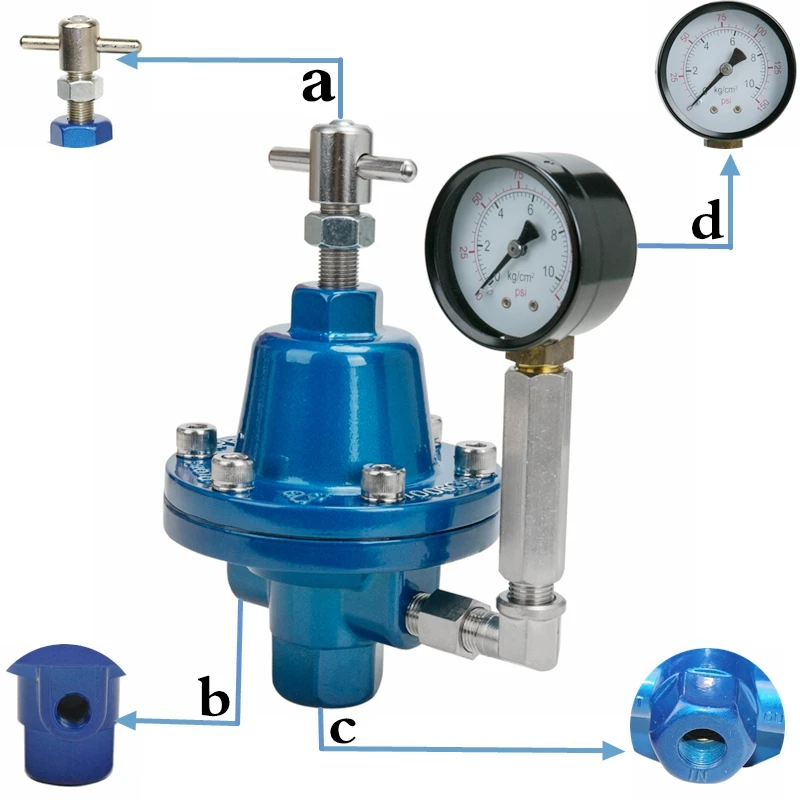 Fluid Pressure Compressor Regulator Valves for Spray Pneumatic Parts Hardware Power Tool Accessories Part Gauge Fitting | Обустройство