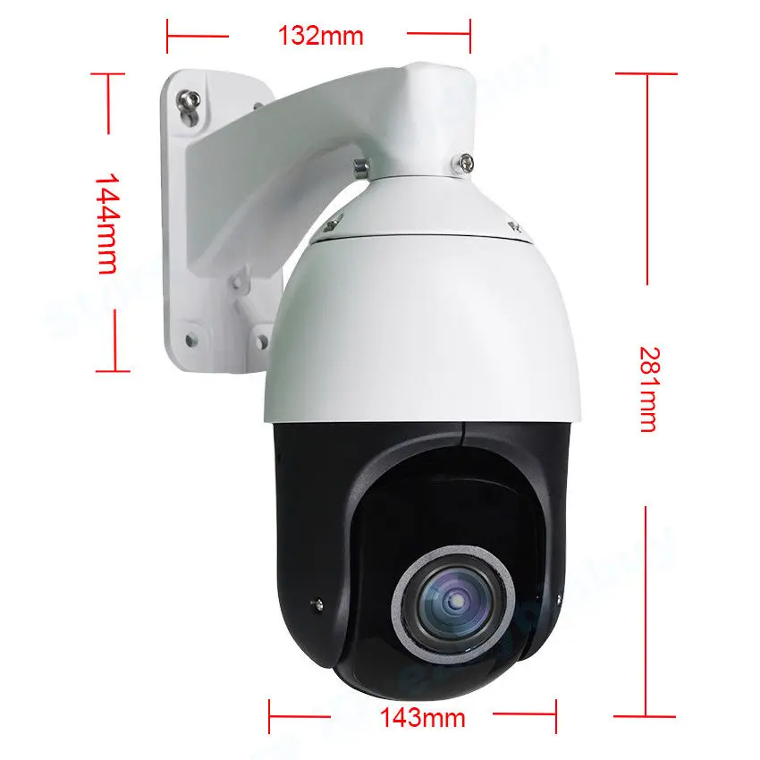 Высокоскоростная купольная PTZ-камера видеонаблюдения H.265 POE 4MP IP 4.0MP 20X Zoom ONVIF IR 100M |