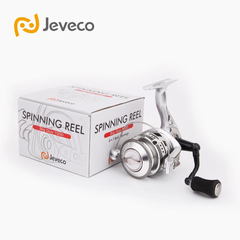 Jeveco BigGuy спиннинговая Рыболовная катушка для длительного литья рыболовная 5 5: 1 6 +