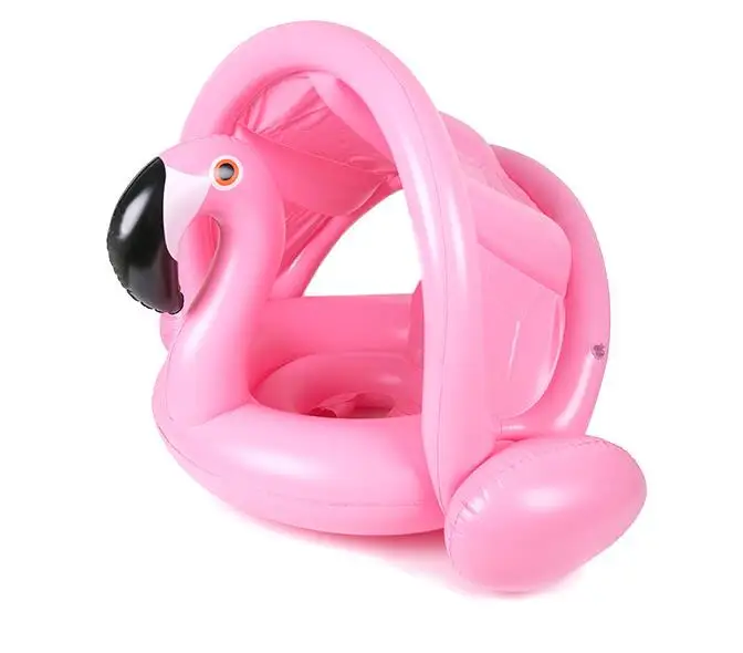 Детское летнее сиденье для плавания надувной солнцезащитный козырек в форме