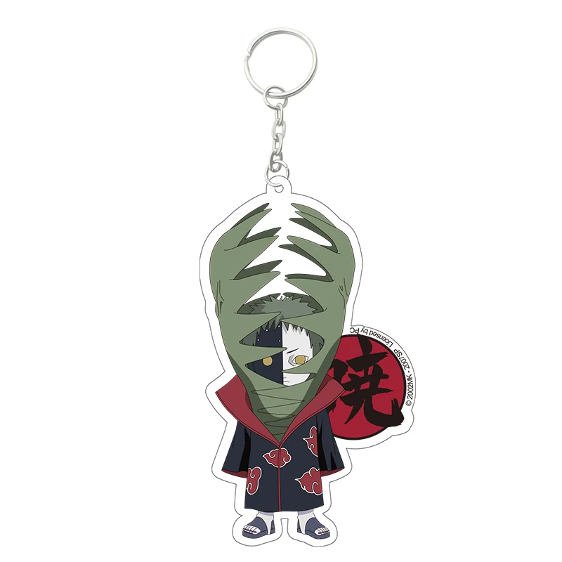 I Аниме Наруто Акацуки Учиха Итачи косплей реквизит Pein Pain Sasori Konan Deidara Kisame дети взрослые ПВХ брелок Подвеска Игрушка Новинка - Цвет: I