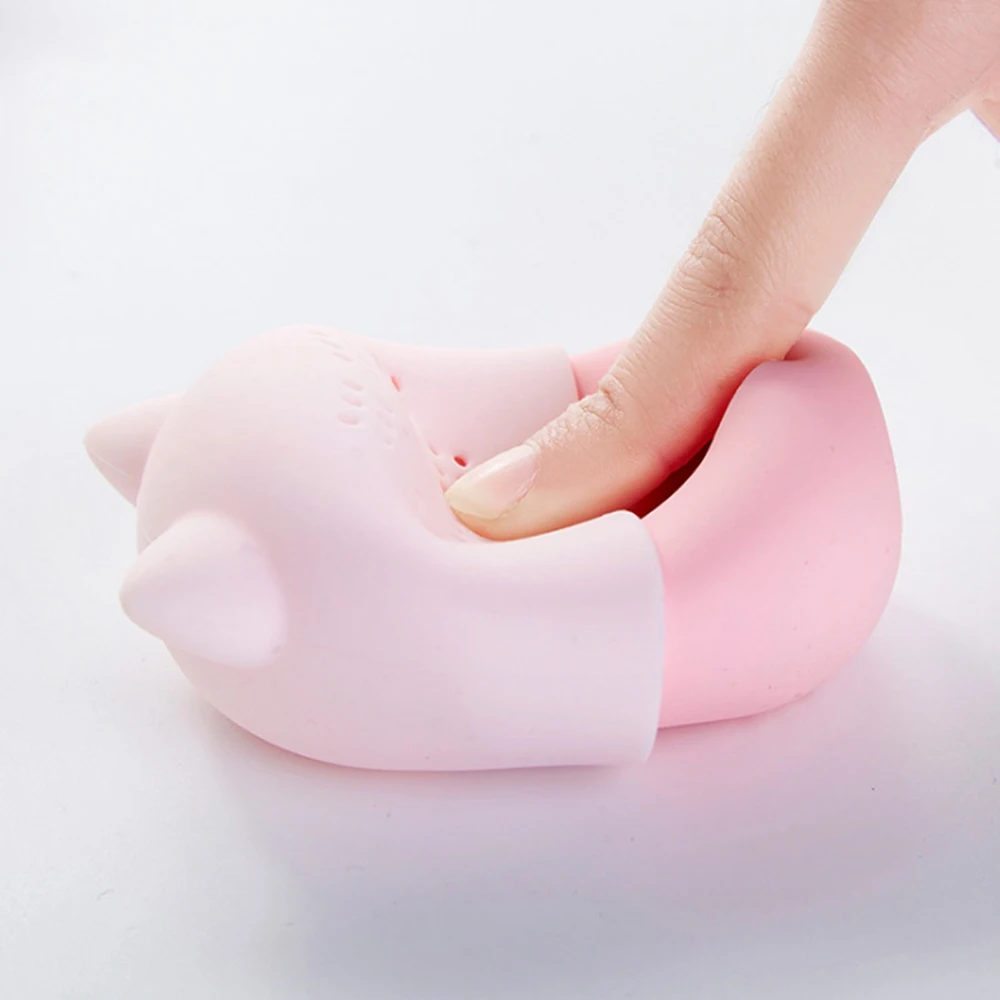 Cute Eggshell Silicone Makeup Sponge Holder Travel Sponge Carrying Case Beauty Foundation Blending Sponge Holder Storage Box