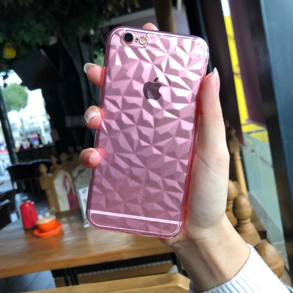 Чехол для iphone 7 8 Coque силиконовый X plus Роскошный чехол телефона глянцевый 6 6s 5s se