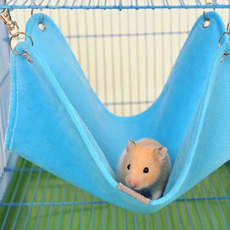Теплый плюшевый тканевый хомяк гамак для шиншиллы морская свинка кролик
