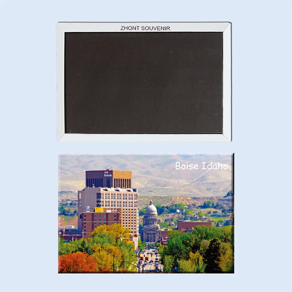Прямоугольные магниты Boise туристические на холодильник 21460 США подарок для