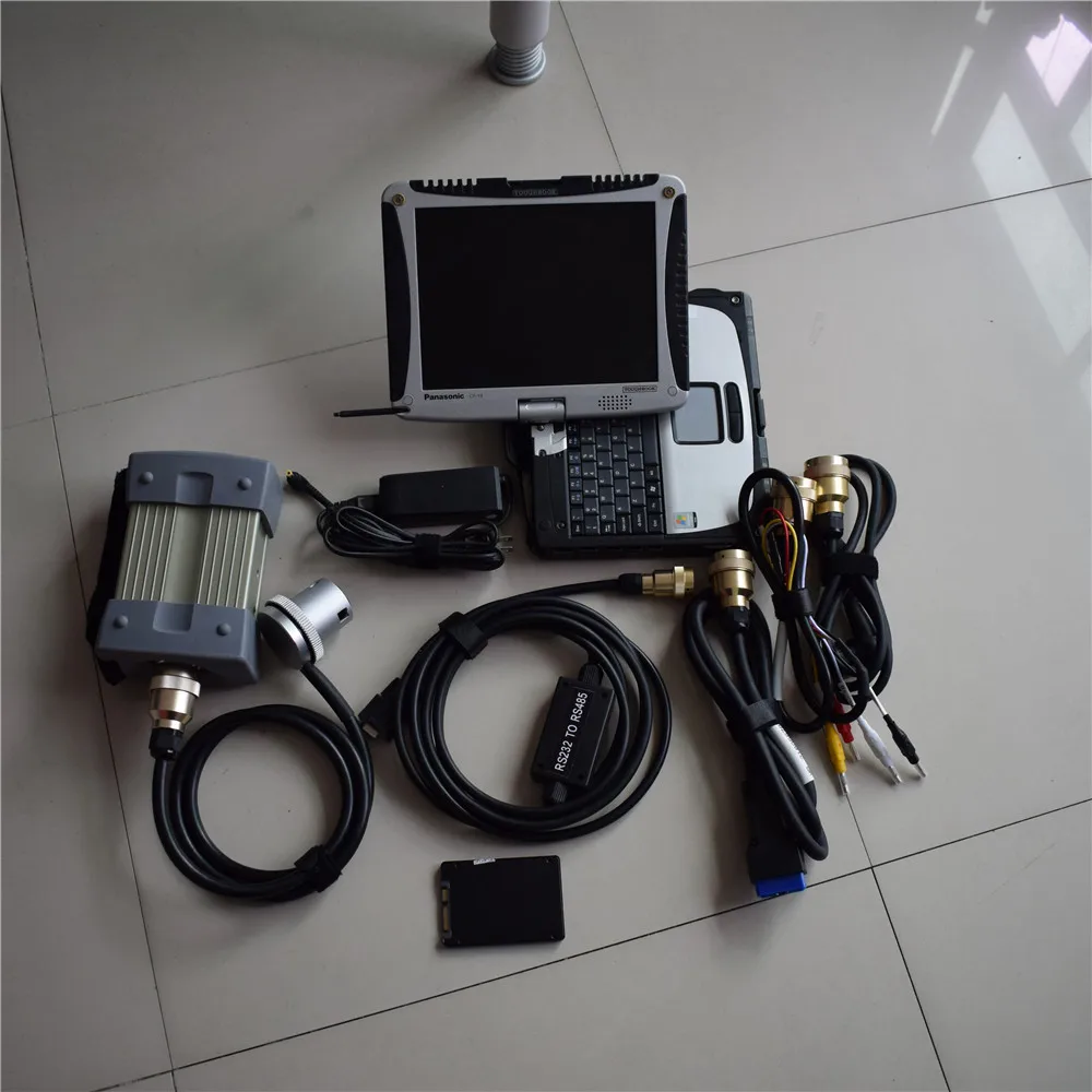 Мультиплексор Mb Star c3 Диагностический Инструмент с кабелем полный комплект