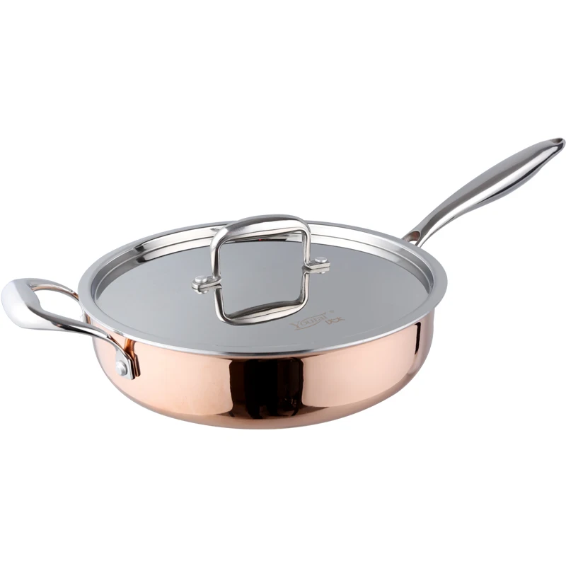 Youtai 26 см/3.7l из нержавеющей стали с антипригарным нет сажи покрытие пятислойный