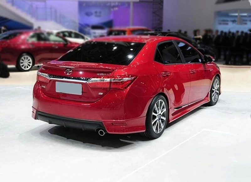 Используется для Toyota Corolla задний бампер губы год задний спойлер Комплект кузова задний бампер diff использовать r sport