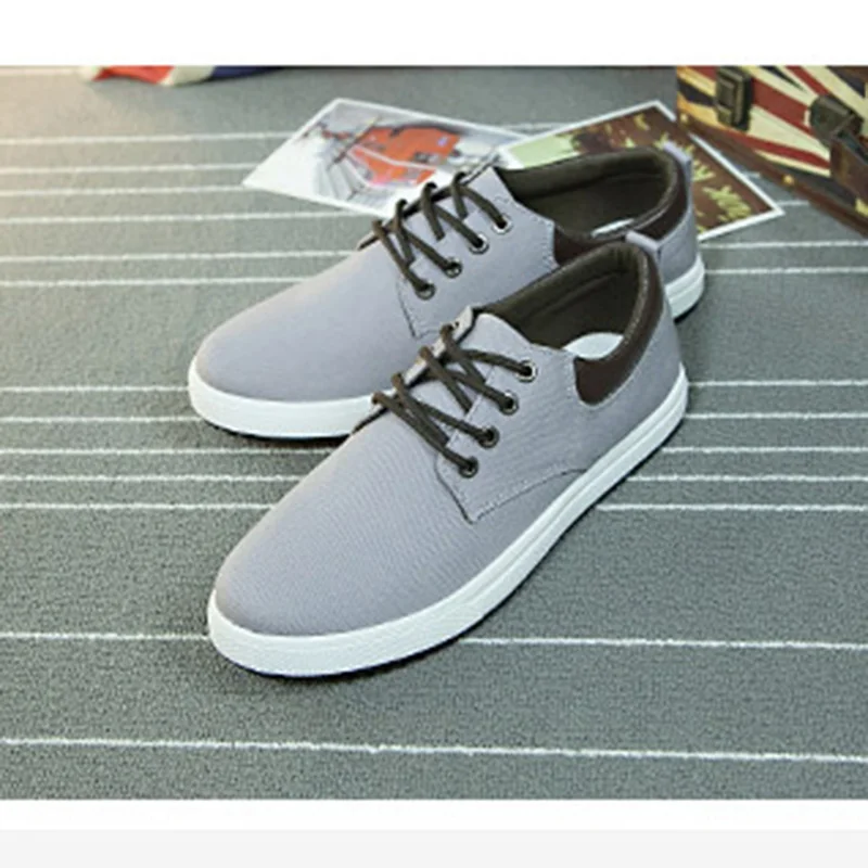 REETENE 2019 New Men Running Shoes Sports Comfortable Casual Mens Canvas For Lace-Up Flats Male Big Size 45 | Обувь