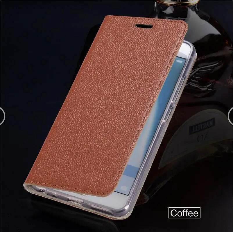 03-Shallow coffee LANGSIDI Genuine leather calfskin litchi texture magnetic Flip case For huawei Nova 4 3 2s p20 p30 lite flip phone case handmade - Цвет: 03-Shallow coffee