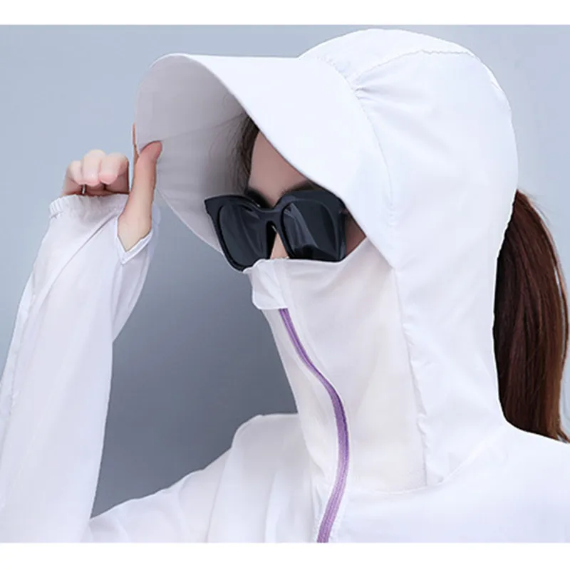 2019 модные Легкая куртка Для женщин летом солнцезащитный крем одноцветное пальто