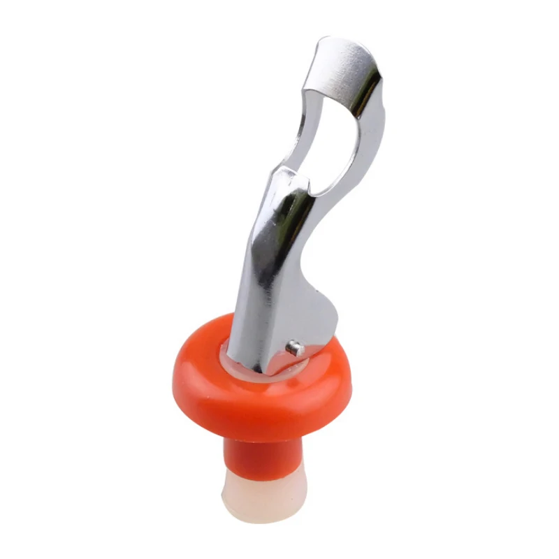 Red white High Quality Silicone Reusable Bottle Stopper Wine Beverage Bottle Stopper for Kitchen VE - Цвет: Red white