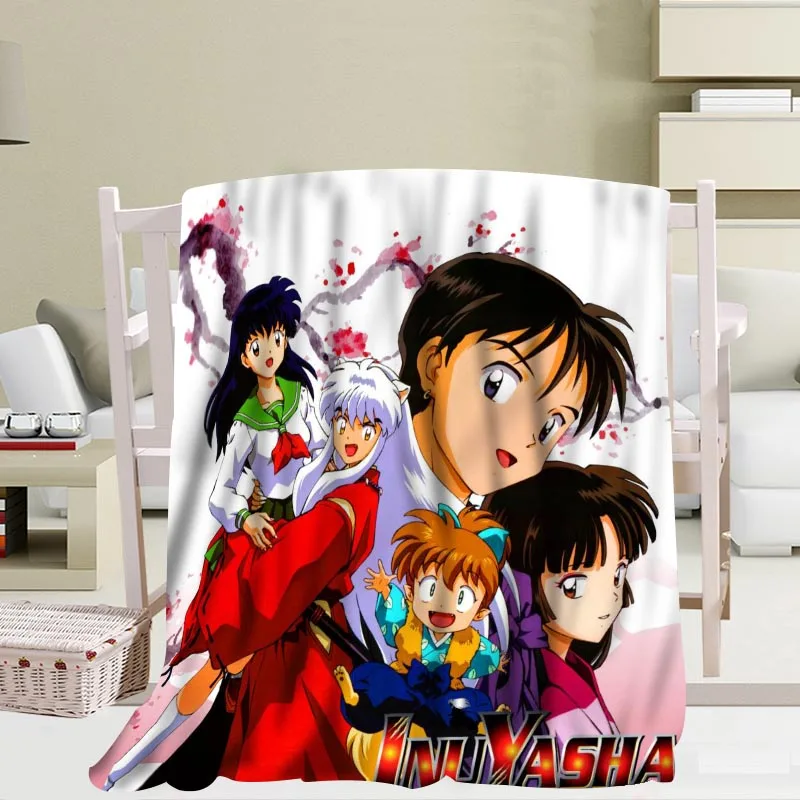 Пользовательские Inuyasha узоры одеяло мягкое украшение спальня 56x80 дюймов 50X60inch
