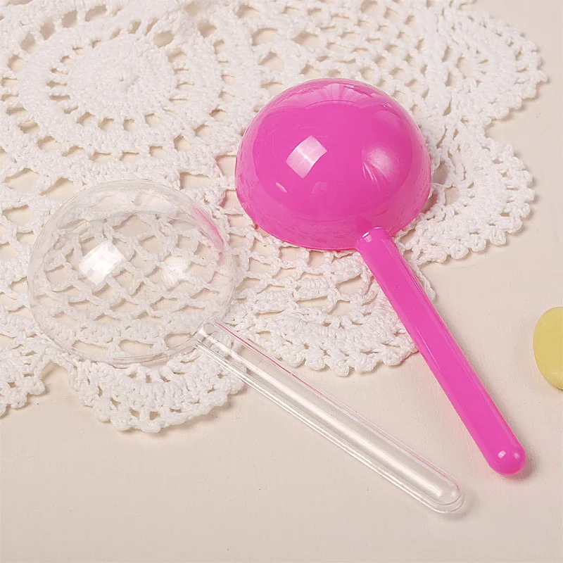 24 шт Пластиковые рисунком чупа чупса коробки конфет прозрачный ПВХ подарок чехол