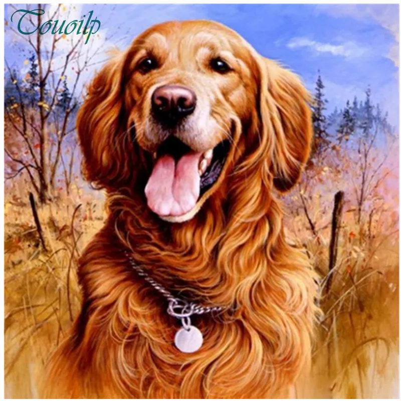 Сделай Сам полный алмазов картина с чудесными животными собака мопс вышивка