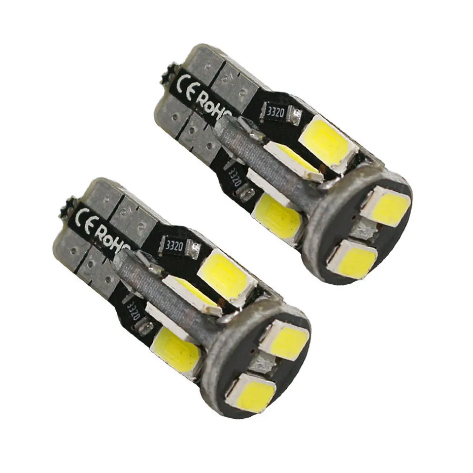 10 шт. T10 5730 10SMD Светодиодные Автомобильные фары ширина лампы CAN BUS свет для чтения