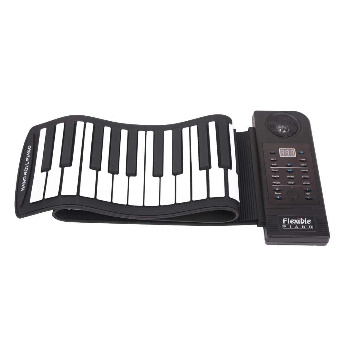 KONIX PU88M 88 клавиш Черный MIDI 128 тонов электронное складное пианино встроенный