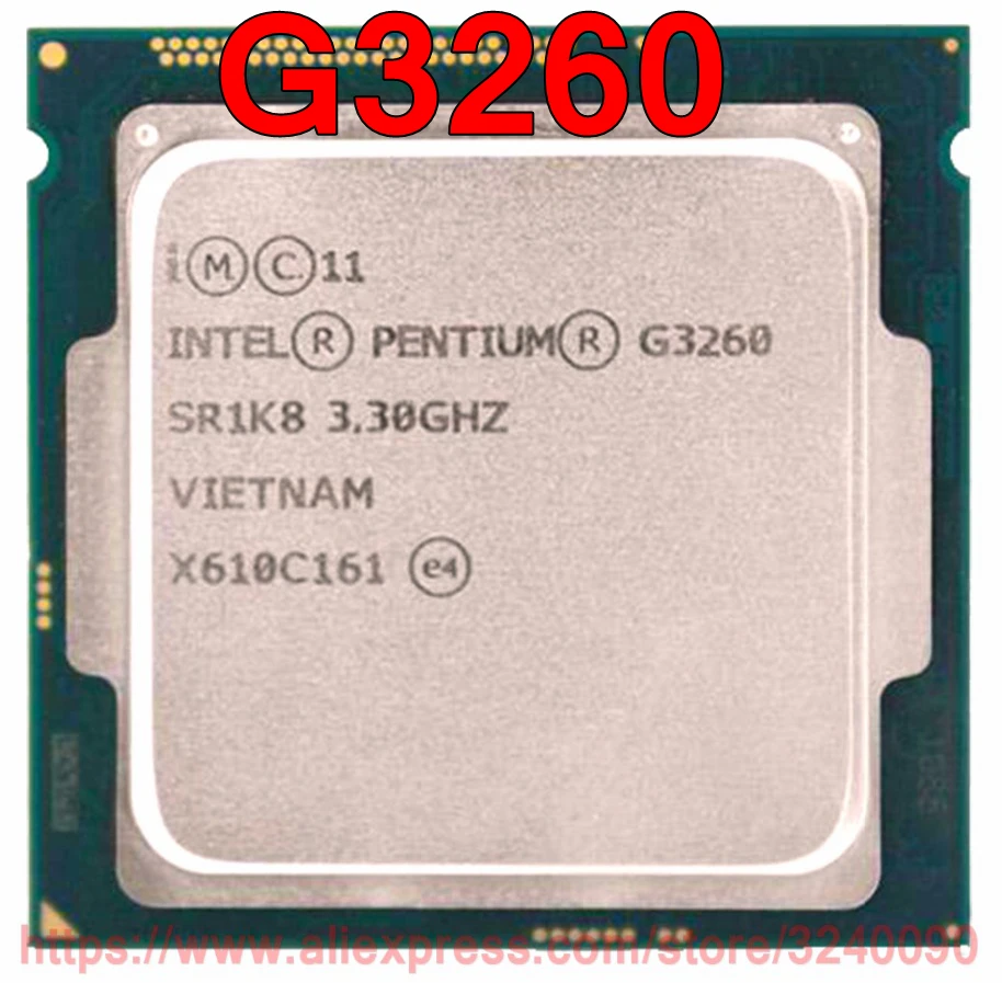 

Оригинальный процессор Intel CPU Pentium G3260 3,30 ГГц 3 Мб двухъядерный Разъем 1150 Бесплатная доставка Быстрая доставка