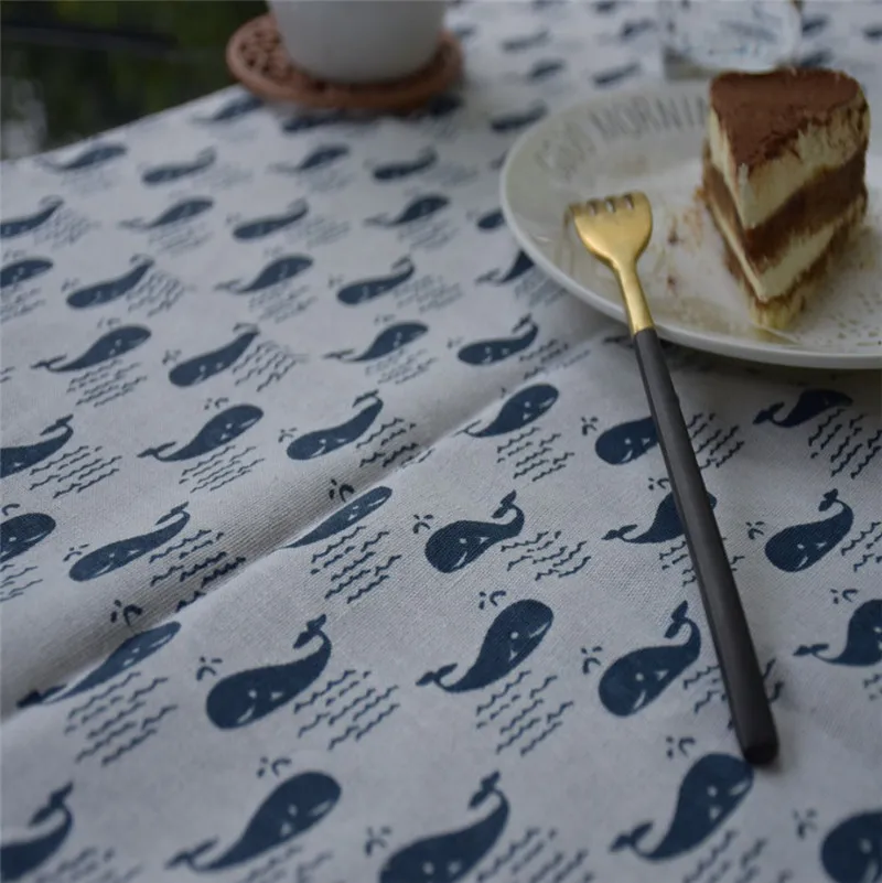 Чайное полотенце с рисунком Кита многоразовая кухонная текстильная чайная ткань
