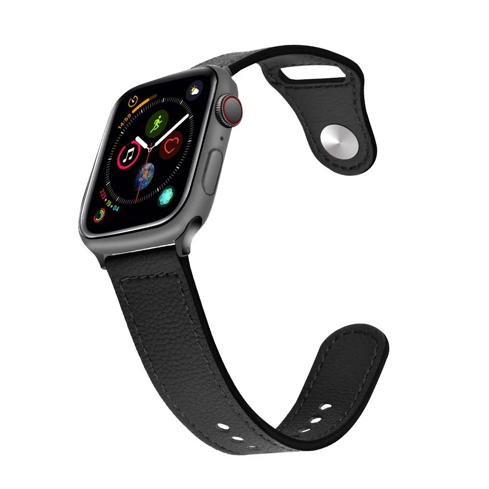 Кожаный ремешок для Apple watch band 4 44 мм/40 мм iWatch 42 38 часов из натуральной кожи браслет 3