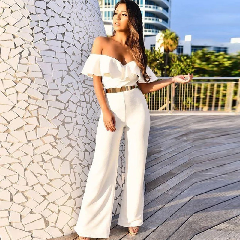 2021 Новый стиль лето для женщин сексуальный комбинезон обтягивающий модные S-XL с