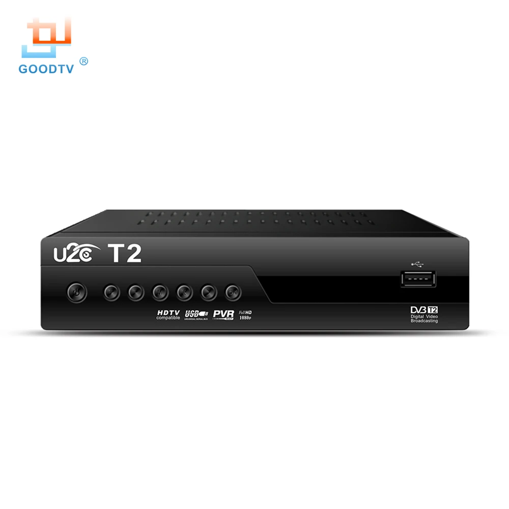 Качество U2C DVB-T Smart tv Box DVB-T2 T2 STB H.264 MPEG-4 HD 1080P ТВ цифровой эфирный приемник DVB T/T2 телеприставка