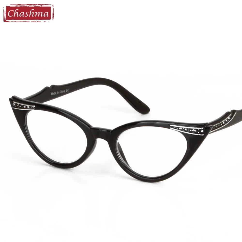 Chashma бренд для женщин Кошачий глаз Стекло es рамки кошачьи глаза чтение стекло
