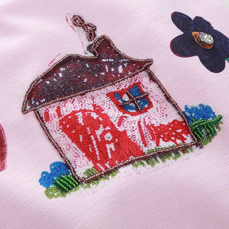 В платье принцессы из Новинка детская одежда детей в Европа и США 2017 Лето |