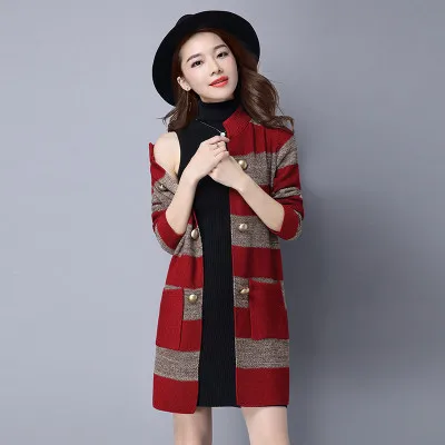 Женский трикотажный кардиган KMETRAM свободный весна осень 2020 HH584|pull femme hiver|female