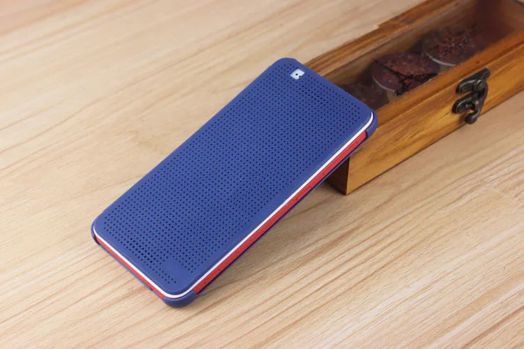 Официальный Дизайн точка зрения Смарт мягкий флип чехол для htc Desire Eye M910X с авто