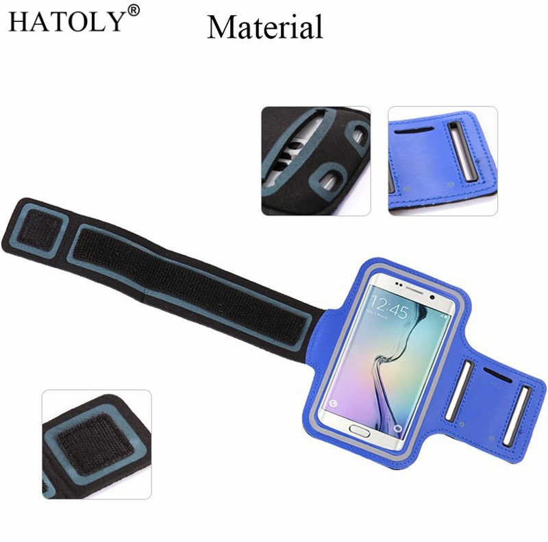 HATOLY Спортивная нарукавная спортивная сумка 5,7-6," чехол для телефона для iPhone XR XS Сумка для бега для samsung S8 S8 Plus S9 S9Plus чехол для телефона