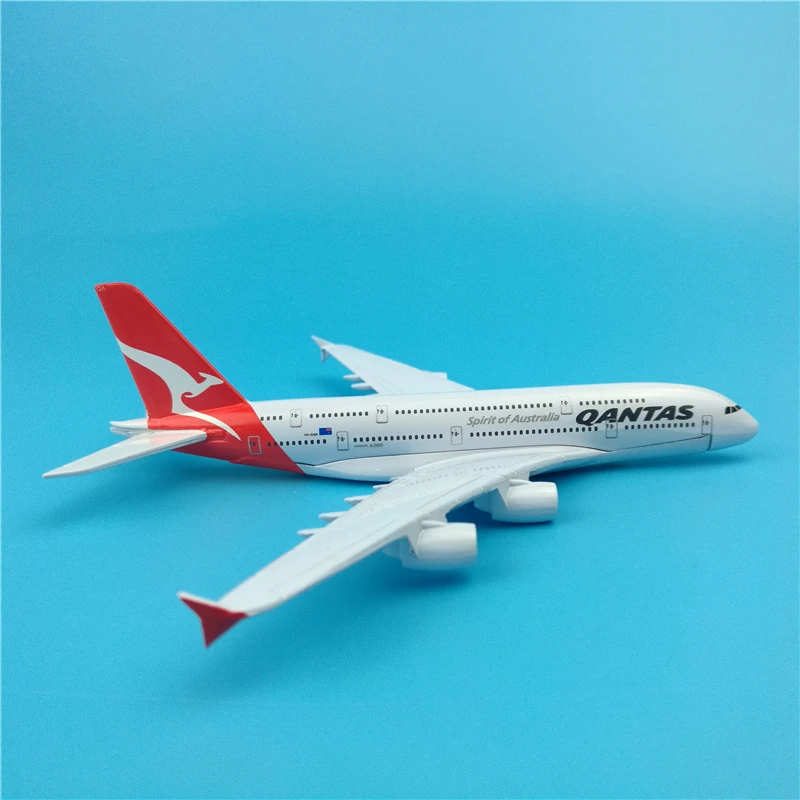 16 см A380 в австралийском стиле с трёхмерными чертёжами QANTAS модель самолета