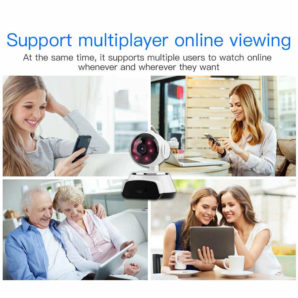 720P Hot-new Mini WiFi Cams Baby Monitor Wireless IP Camera PTZ P2P Surveillance Security Home Video Night Vision V380 | Безопасность и