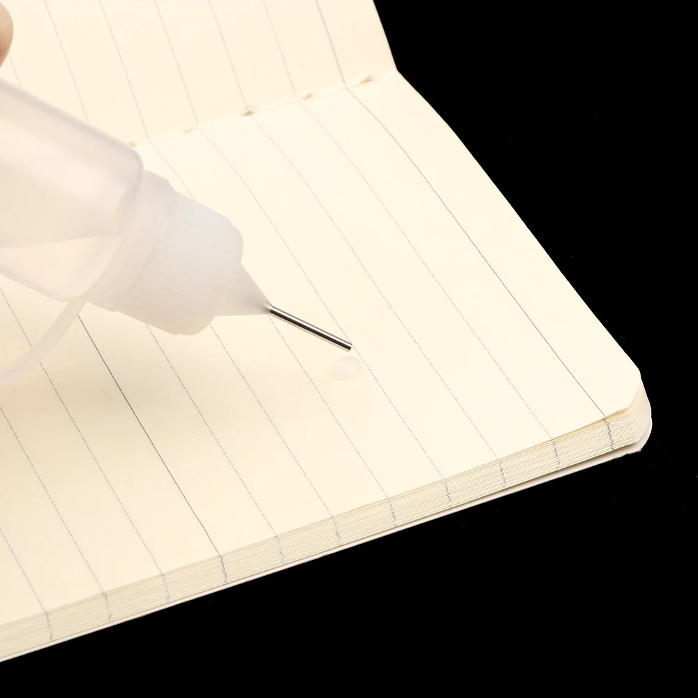 10 шт. Новый многоразовый белый пластиковый клей мл стандартная бутылка для