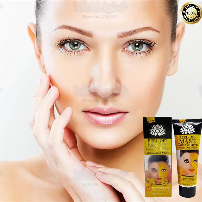 Коллагеновая маска для всех типов кожи с золотым порошком 120 г|powder mask|gold powdergold mask |