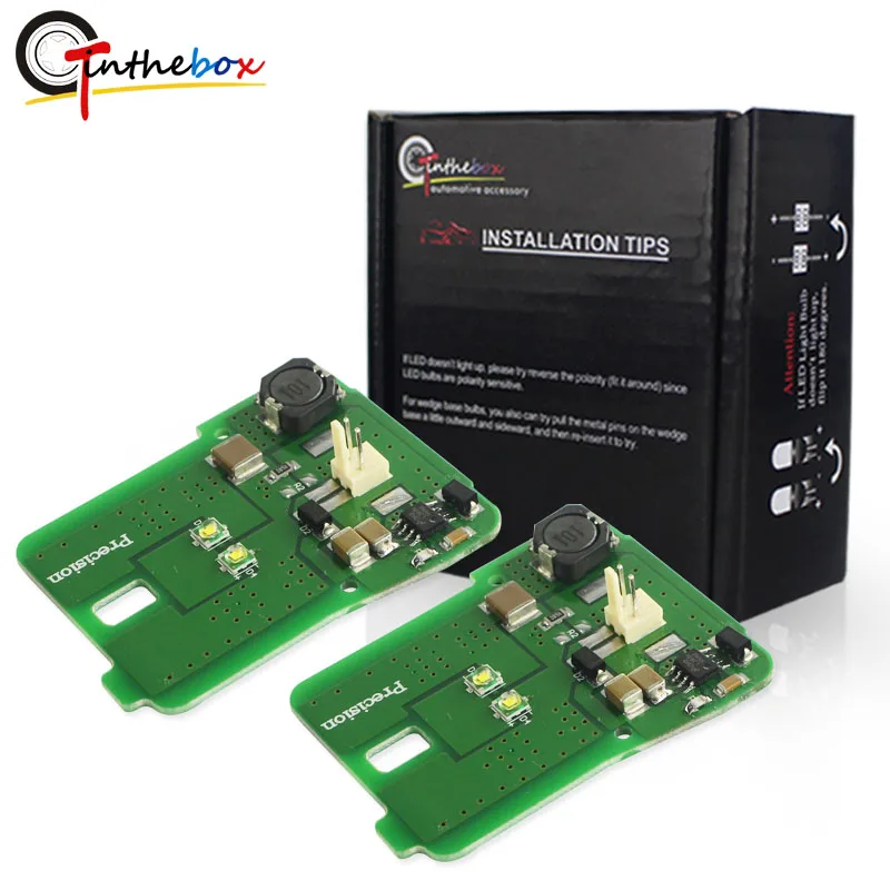 

(2) Ксеноновые Светодиодные лампы 6000K HID, белый светодиод для 10-13 Mercedes W212 E-Class E350 E550 E63 AMG, парковочные габаритные огни до LCI, ДХО 12 В