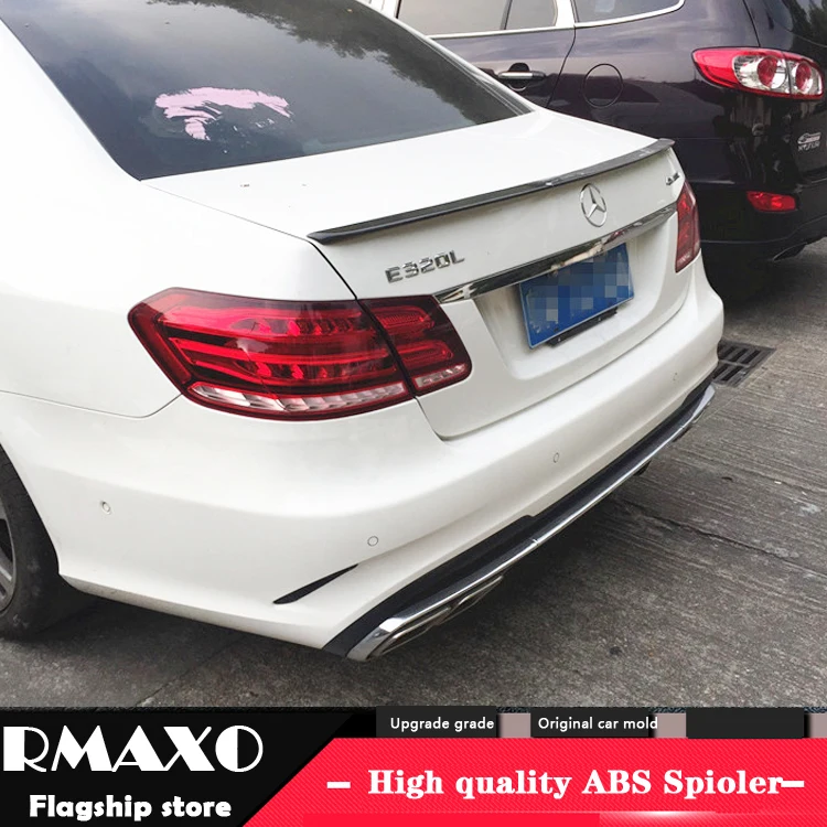 Для Benz W212 спойлер E320L E260L E300L E63 Высокое качество абс материал заднее крыло праймер цвет задний спойлер