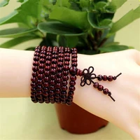 kyszdl selling fashion 6mm multi circle sandalwood bracelet ladies simple 216 men and women buddha beads bracelet jewelry gifts