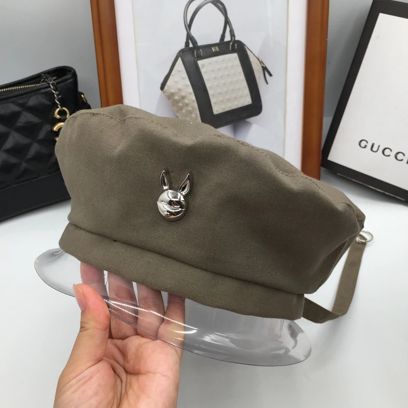 Шапки для женщин Берет hat Новый хлопок почки шляпа Мода тыква джокер|Женские