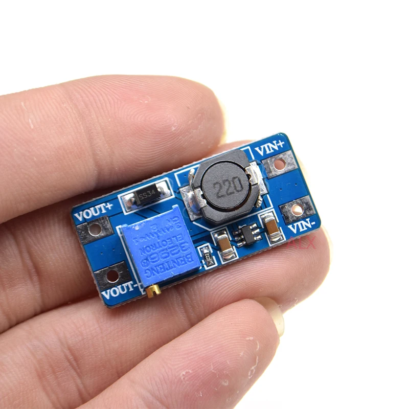 DC-DC Регулируемый повышающий усилитель питания плата модуля 2A MAX MT3608 DC преобразователь 2-24 В до 28 в